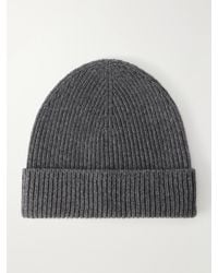 Johnstons of Elgin - Ribbed Cashmere Beanie - Lyst