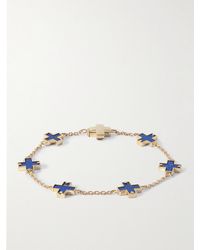 Luis Morais - 14-karat Gold Lapis Lazuli Bracelet - Lyst