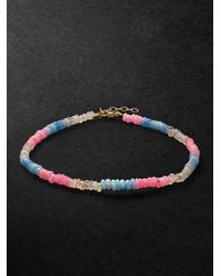 JIA JIA - Gold Opal Beaded Bracelet - Lyst