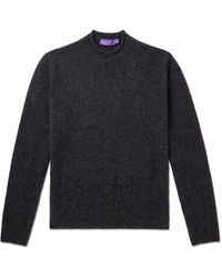 Ralph Lauren Purple Label - Slim-fit Cashmere-blend Sweater - Lyst