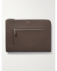 Smythson - Ludlow Laptop-Tasche aus vollnarbigem Leder - Lyst