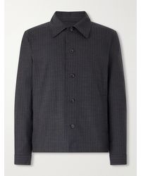 NN07 - Zander 10037 Pinstriped Stretch-hopsack Jacket - Lyst