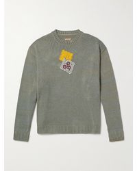 Kapital - Peckish Rainbowy Intarsia Cotton-blend Sweater - Lyst