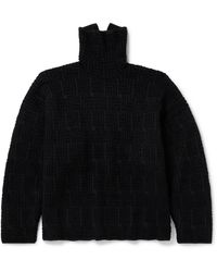 Fear Of God - Oversized Jacquard-knit Virgin Wool-blend Rollneck Sweater - Lyst