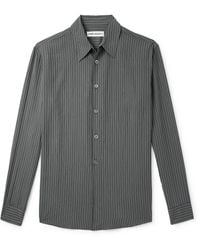 Our Legacy - Beyond Oversized Striped Crepe Shirt - Lyst