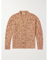 Federico Curradi - Ribbed Mulberry Silk Cardigan - Lyst