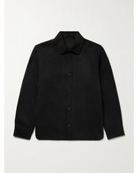 MR P. - Double-Faced Wool And Cashmere-Blend Felt Overshirt - Lyst