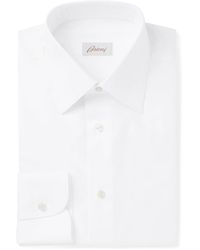 Brioni - Slim-Fit Cotton-Poplin Shirt - Lyst
