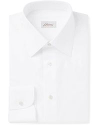 Brioni - Slim-fit Cotton-poplin Shirt - Lyst