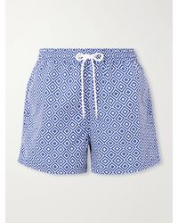 Frescobol Carioca - Rio Straight-leg Mid-length Recycled Swim Shorts - Lyst
