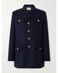 Valentino Garavani - Sahariana Embellished Virgin Wool Jacket - Lyst