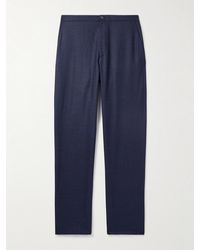 Boglioli - Straight-Leg Virgin Wool-Flannel Trousers - Lyst