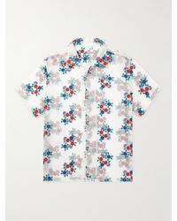Bode - Embroidered Silk-gauze Shirt - Lyst