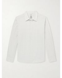 mfpen - Generous Checked Cotton-Poplin Shirt - Lyst