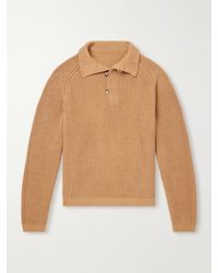 STÒFFA - Ribbed Foxfibre Cotton Sweater - Lyst