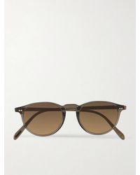 Oliver Peoples - Riley Sun Round-frame Acetate Sunglasses - Lyst