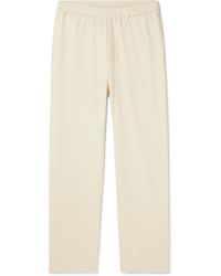 Barena - Bativoga Straight-Leg Garment-Dyed Cotton-Blend Trousers - Lyst