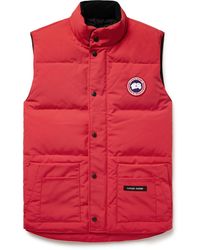 canada goose chaleco blanco