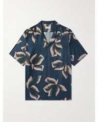 Dries Van Noten - Hemd aus Seiden-Twill mit Blumenprint und Reverskragen - Lyst