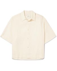 Studio Nicholson - Sanko Cotton-Blend Seersucker Shirt - Lyst