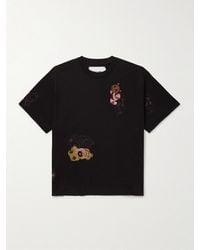 STORY mfg. - Grateful Printed Organic Cotton-Jersey T-Shirt - Lyst