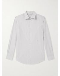 Massimo Alba - Genova Checked Cotton-poplin Shirt - Lyst