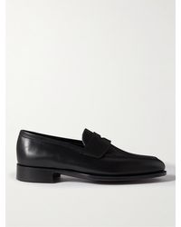 George Cleverley - Bradley II Pennyloafers aus Leder - Lyst