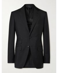 Tom Ford - Shelton Slim-fit Sharkskin Wool-blend Suit Jacket - Lyst