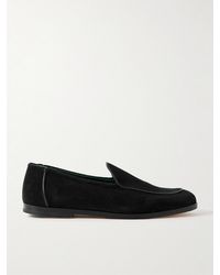 VINNY'S - Belgee Suede Loafers - Lyst