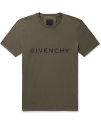 Givenchy - Slim-fit Logo-print Cotton-jersey T-shirt - Lyst