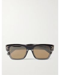 Dior - Cd Diamond S2i D-frame Acetate And Silver-tone Sunglasses - Lyst