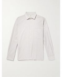 Hartford - Patt gestreiftes Hemd aus Baumwolle - Lyst