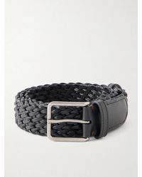 Loro Piana - 3cm Braided Leather And Cord Belt - Lyst