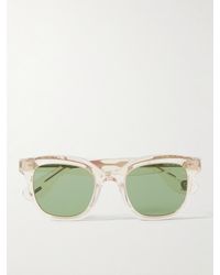 Brunello Cucinelli Oliver Peoples Square-frame Acetate Sunglasses - Green