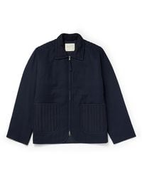 Kardo - Amardeep Embroidered Cotton-Herringbone Jacket - Lyst