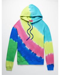 The Elder Statesman - Oversized Tie-dyed Cotton And Cashmere-blend Jersey Hoodie - Lyst