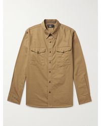 RRL - Seattle Cotton-twill Shirt - Lyst