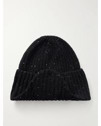 SAGE NATION - Padded Ribbed-Knit Beanie - Lyst