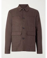 MR P. - Linen Overshirt - Lyst