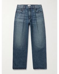 Agolde - Benton Wide-Leg Pleated Jeans - Lyst