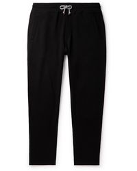 Brunello Cucinelli - Straight-leg Cotton-blend Jersey Sweatpants - Lyst