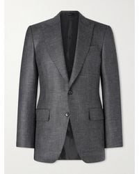 Tom Ford - Dyllan Wool, Silk And Linen-Blend Blazer - Lyst