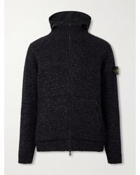Stone Island - Reversible Knitted Cotton-Blend Shell Jacket - Lyst