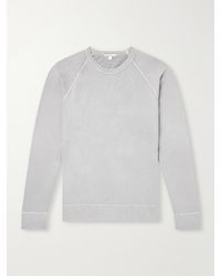 James Perse - Garment-Dyed Loopback Supima Cotton-Jersey Sweatshirt - Lyst