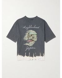 Neighborhood - Savage T-Shirt aus Baumwoll-Jersey mit Print - Lyst