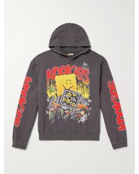 Kapital - Buster Peckish Rainbowy Printed Cotton-Jersey Hoodie - Lyst