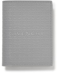 Givenchy - Appliquéd Logo-embossed Leather Bilfold Cardholder - Lyst