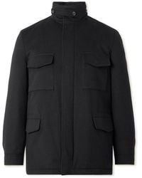 Loro Piana - Traveller Padded Rain System Cashmere Field Jacket - Lyst