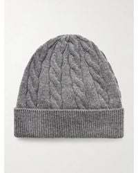 Loro Piana - Cedar Cable-knit Cashmere Beanie - Lyst