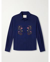 Kardo - Luis Embroidered Cotton Shirt - Lyst